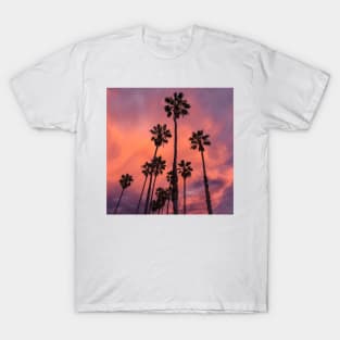 California Palm Tree Sunset T-Shirt